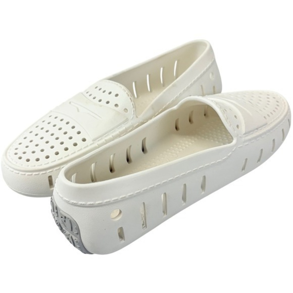 Floafers Loafer Driver Slip-On Womens Size 9 White Washable Shoes‎ Summer Flats